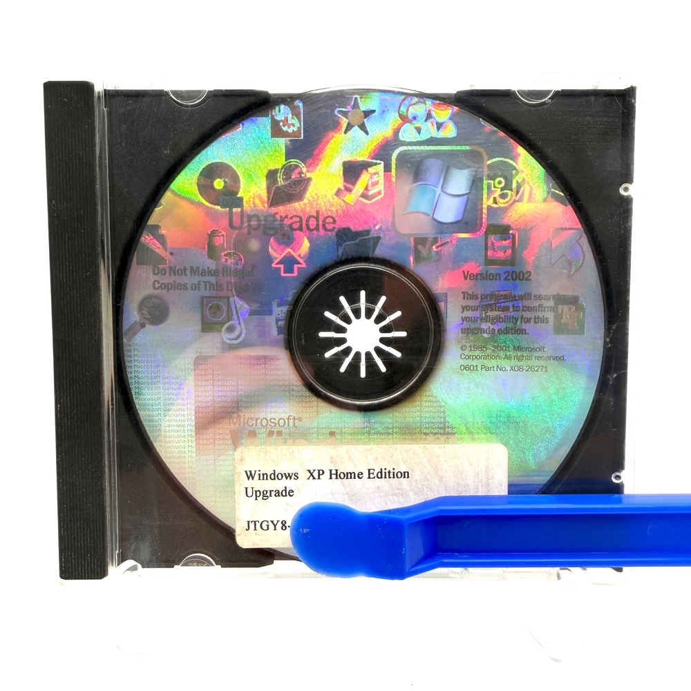 Microsoft Windows XP Home Edition Upgrade CD Version 2002 with Product Key